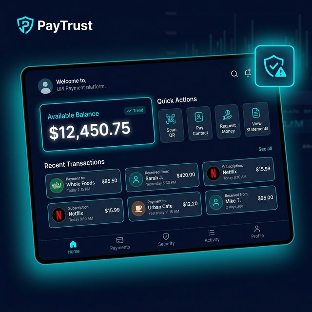 PayTrust — AI-Powered UPI Payment Platform